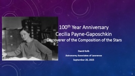 Cecilia Payne-Gaposchkin