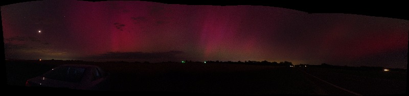 Panorama of the Aurora Borealis