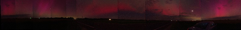 Panorama of the Aurora Borealis
