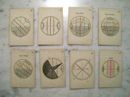 Cards 18 through 25 - Card 23 is a Volvelle