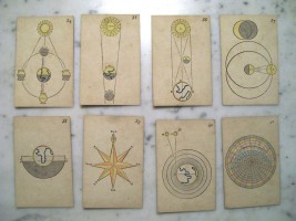 Cards 34 through 41 - Card 41 is Missing its Volvelle