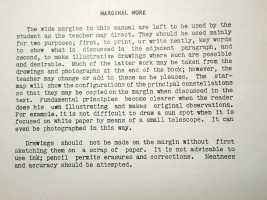 Closeup of Margin Work