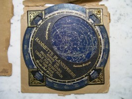 Hammett's Planisphere and Envelope circa 1920