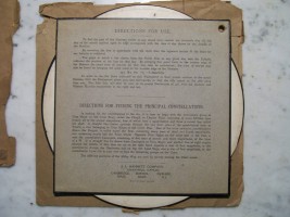 Planisphere Back Side