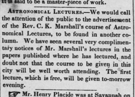 The Times Picayune Clipping From Jan. 26, 1845