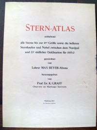 Stern-Atlas by Beyer and Graff 1925