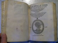 Title Page to Delle Stelle Fisse.
