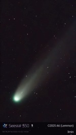 Comet Lemmon C/2025 A6 October 23, 2025