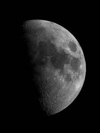 First Quarter Moon - Feb. 5, 2017