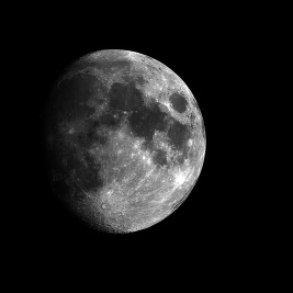 Waxing Gibbous Moon - Apr. 7, 2017