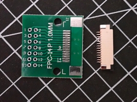 Ribbon Connector before Soldering