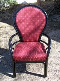 Refinished Rattan Chairs