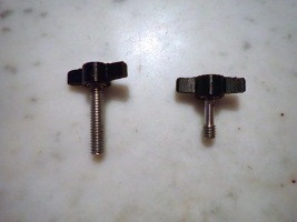 Repaired Wing Screws for a Losmandy Camera Bracket