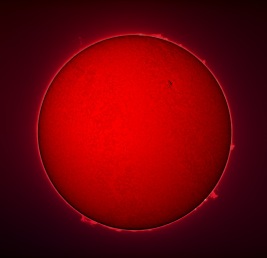 Sun in Hydrogen Alpha February 27, 2023