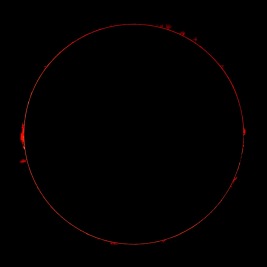 Prominences March 2, 2024