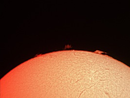 Prominences April 2, 2023