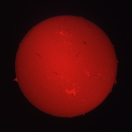 Prominences April 29, 2023