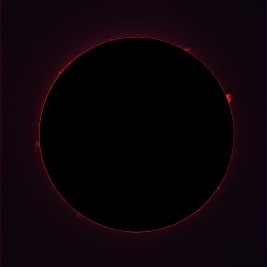 Prominences July 2, 2023