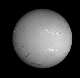 Sunspots 1513, 1515 and filaments on July 4, 2012