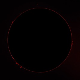 Prominences July 19, 2024