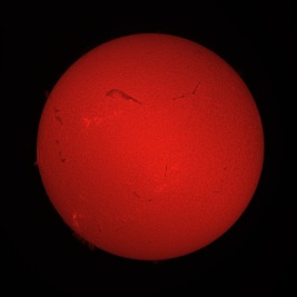 Sun Hydrogen Alpha November 18, 2023