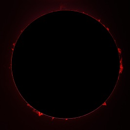 Prominences December 6, 2023