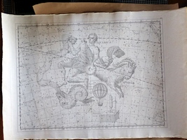Bode Uranographia Print - Plate XVI - 1801