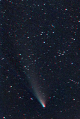 Comet NEOWISE 3D. July 25, 2020
